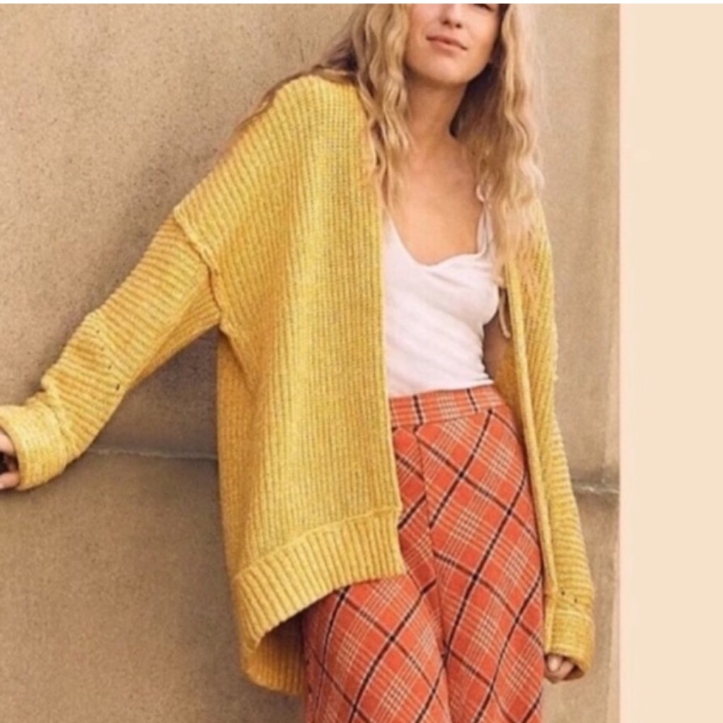 Free People High Hopes Cardigan In Marmalade